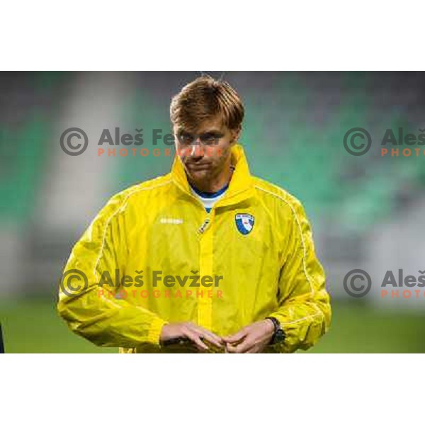 Luigi Apolloni in action during football match Olimpija - Gorica, Round 16 of Prvaliga Telekom 2013-14 , Stozice , Ljubljana, 02.11.2013 