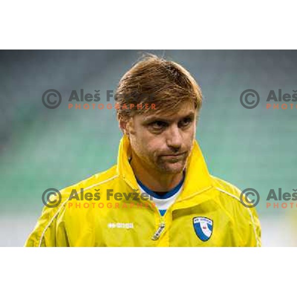 Luigi Apolloni in action during football match Olimpija - Gorica, Round 16 of Prvaliga Telekom 2013-14 , Stozice , Ljubljana, 02.11.2013 
