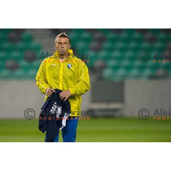 Milan Srebernic in action during football match Olimpija - Gorica, Round 16 of Prvaliga Telekom 2013-14 , Stozice , Ljubljana, 02.11.2013 
