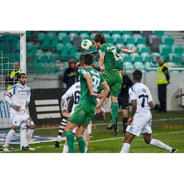 Milan Andjelkovic in action during football match Olimpija - Gorica, Round 16 of Prvaliga Telekom 2013-14 , Stozice , Ljubljana, 02.11.2013 