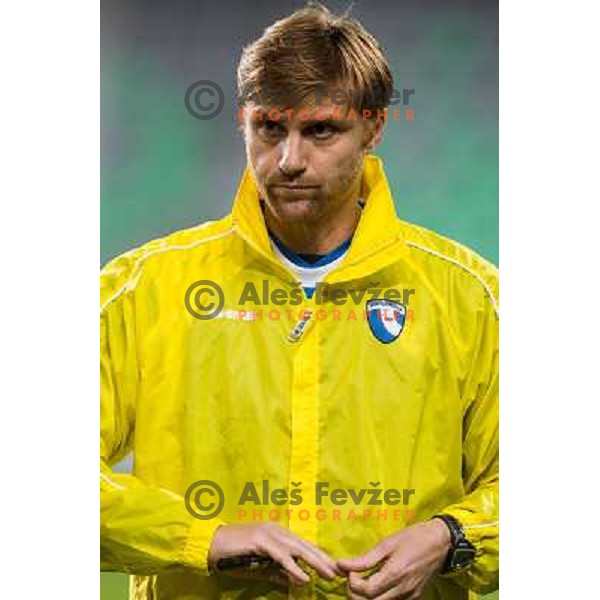 Luigi Apolloni in action during football match Olimpija - Gorica, Round 16 of Prvaliga Telekom 2013-14 , Stozice , Ljubljana, 02.11.2013 