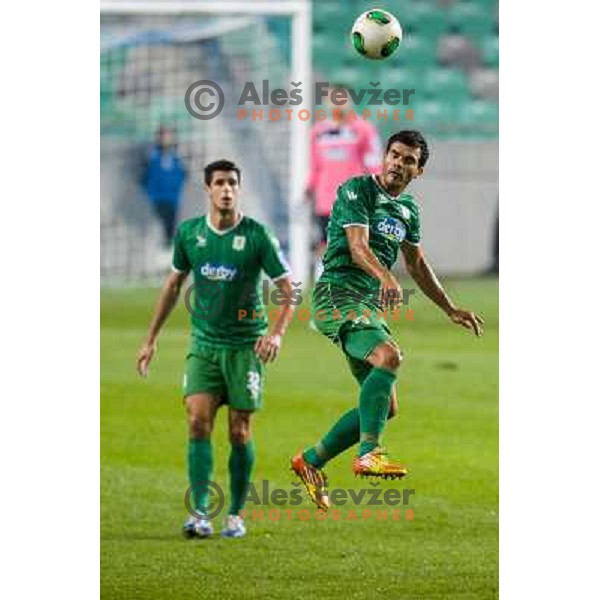 Aleksandar Radosavljevic in action during football match Olimpija - Gorica, Round 16 of Prvaliga Telekom 2013-14 , Stozice , Ljubljana, 02.11.2013 