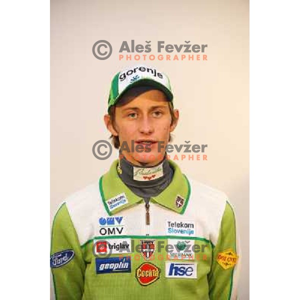 Peter Prevc, member of Slovenia Ski Jumping team for Nordic World Cup season 2013/2014 at official presentation in Dvor Jezersek, Cerklje na Gorenjskem on October 10, 2013 