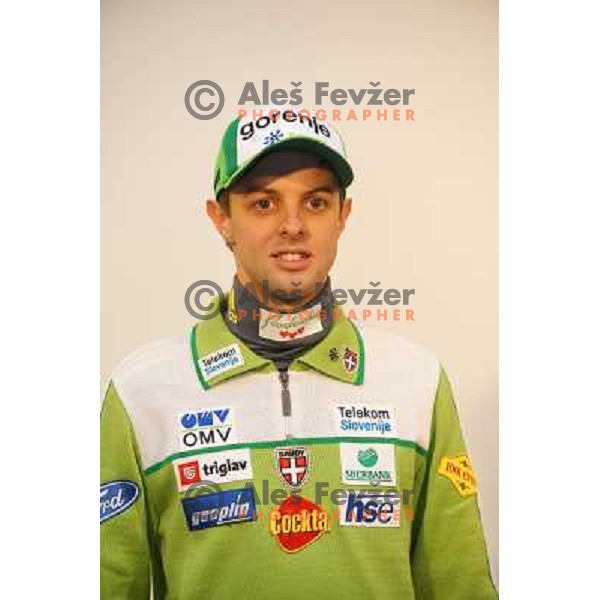 Tomaz Naglic member of Slovenia Ski Jumping team for Nordic World Cup season 2013/2014 at official presentation in Dvor Jezersek, Cerklje na Gorenjskem on October 10, 2013 