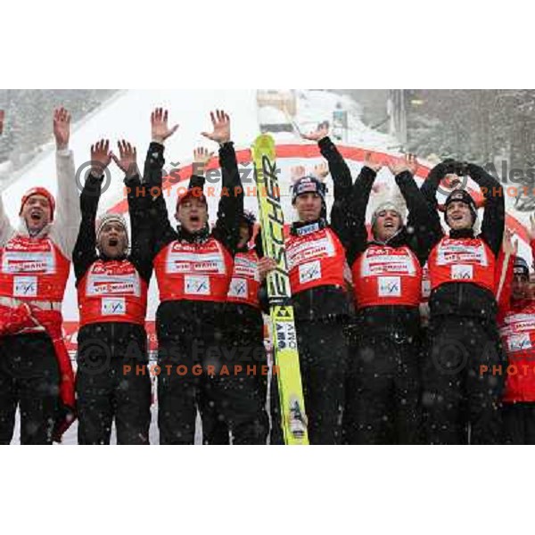 Austria team winning Nations Cup