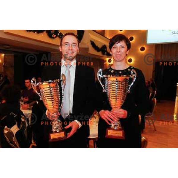 Best sports teams of city of Ljubljana 2013 during official presentation in Festivalna hall, Ljubljana, Slovenia on December 11 2013 