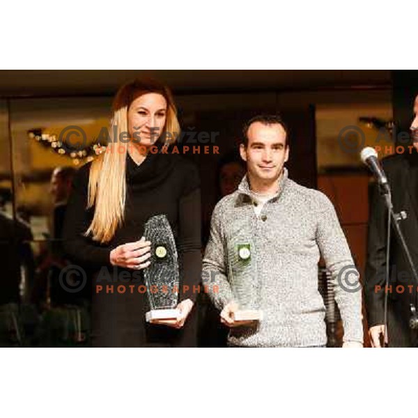 Sportmans and sportwomans during best sportswoman and sportsmans of city of Ljubljana 2013 during official presentation in Festivalna hall, Ljubljana, Slovenia on December 11 2013 