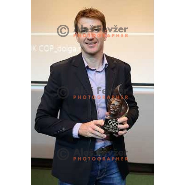 Iztok Cop received MOK award 2013 during General Assembly of Noc of Slovenia in Ljubljana on December 17, 2013 