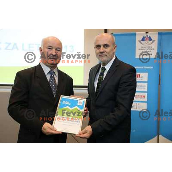 Slovenian Olympic Committee during General Assembly of Noc of Slovenia in Ljubljana on December 17, 2013 