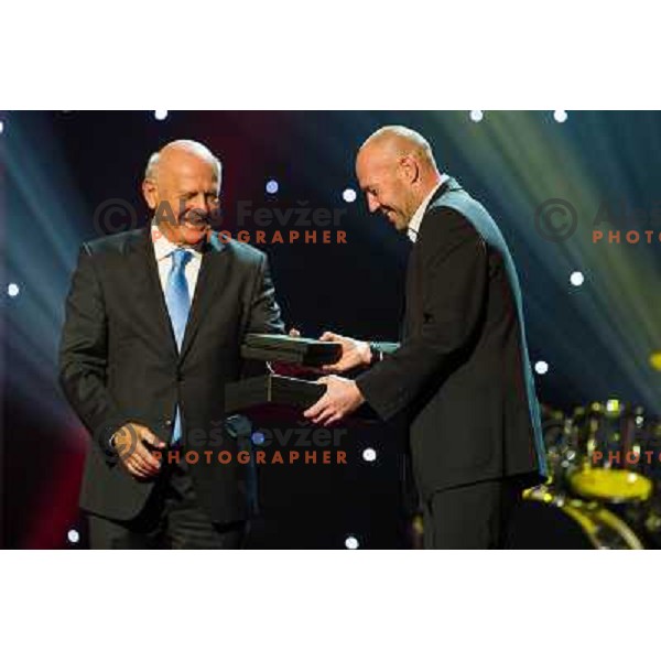 Uros Velepec at the presentation of the Sportsman of the year 2013,Cankar Hall, Ljubljana, 19.12.2013 