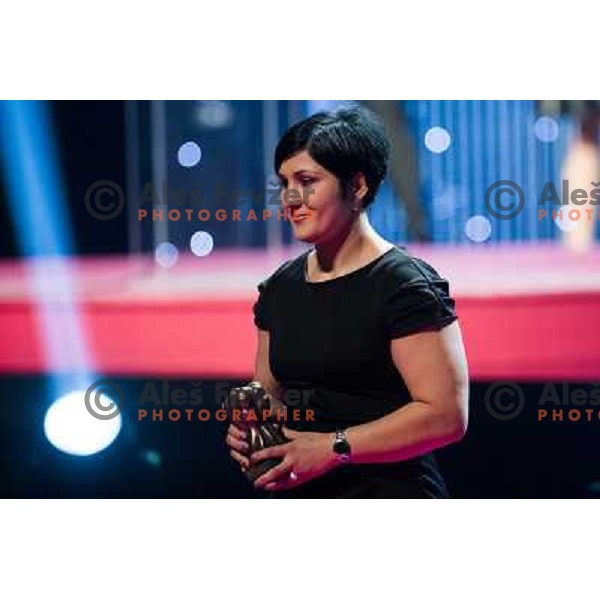 Lucija Polavder at the presentation of the Sportsman of the year 2013,Cankar Hall, Ljubljana, 19.12.2013 