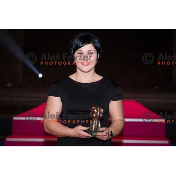Lucija Polavder at the presentation of the Sportsman of the year 2013,Cankar Hall, Ljubljana, 19.12.2013 