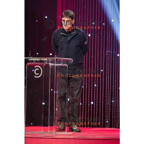 Matevz Lenarcic at the presentation of the Sportsman of the year 2013,Cankar Hall, Ljubljana, 19.12.2013 