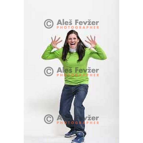 Official presentation of Slovenia Olympic team for Sochi 2014 Winter Olympic games during photo shooting in Ljubljana, Slovenia on January 22, 2014