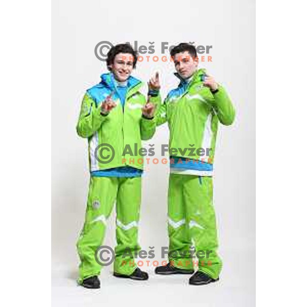 Official presentation of Slovenia Olympic team for Sochi 2014 Winter Olympic games during photo shooting in Ljubljana, Slovenia on January 22, 2014