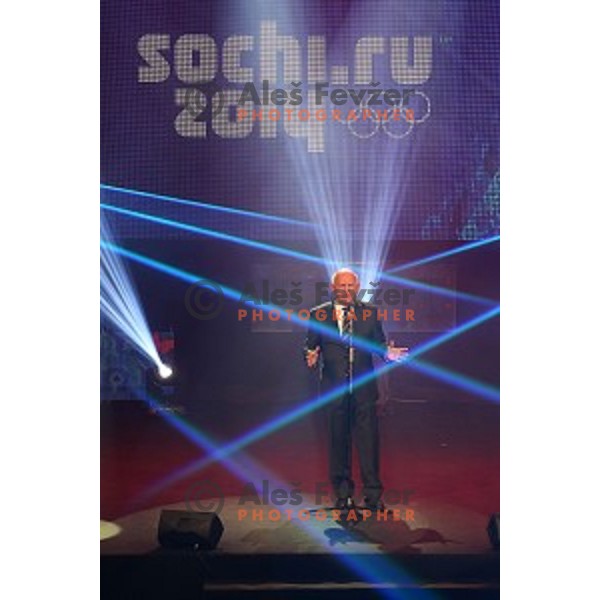 Slovenia Olympic team for Sochi 2014 official presentation during Gala Night in hotel Union ,Ljubljana, Slovenia on January 22, 2014