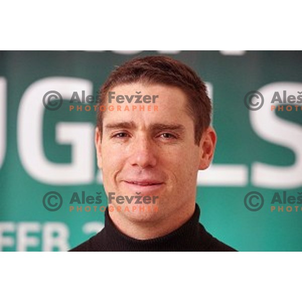Gregor Krusic , manager of TZS during press conference before Davis Cup match Slovenia- Portugal in Ljubljana on January 28, 2014