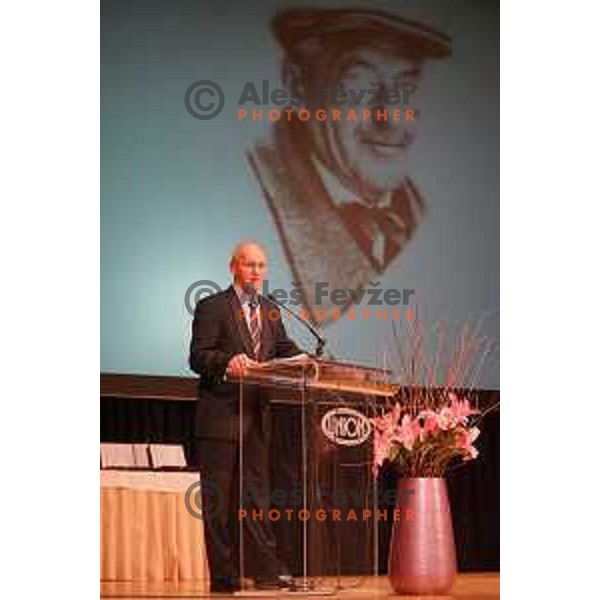 49.Annual Bloudek prizes and awards in hotel Union, Ljubljana, Slovenia on January 29, 2014