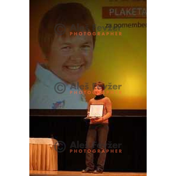 49.Annual Bloudek prizes and awards in hotel Union, Ljubljana, Slovenia on January 29, 2014