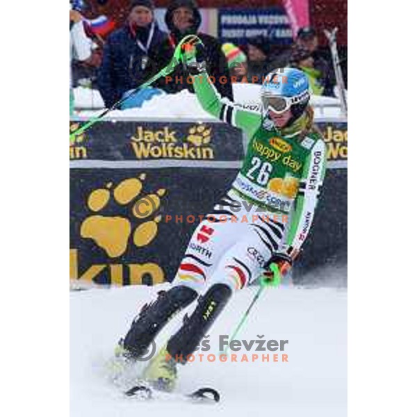AUDI FIS World Cup slalom race for 50.Zlata Lisica- Golden Fox Trophy in Kranjska gora, Slovenia on February 2, 2014