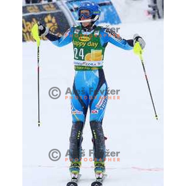 AUDI FIS World Cup slalom race for 50.Zlata Lisica- Golden Fox Trophy in Kranjska gora, Slovenia on February 2, 2014