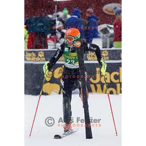 AUDI FIS World Cup slalom race for 50.Zlata Lisica- Golden Fox Trophy in Kranjska gora, Slovenia on February 2, 2014