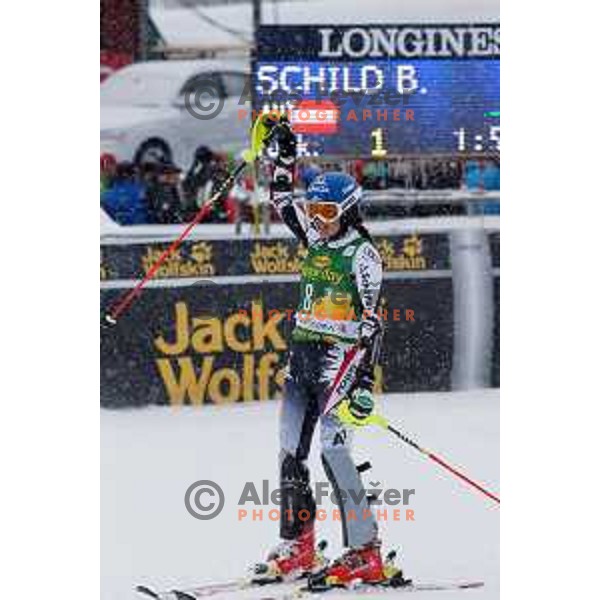 AUDI FIS World Cup slalom race for 50.Zlata Lisica- Golden Fox Trophy in Kranjska gora, Slovenia on February 2, 2014