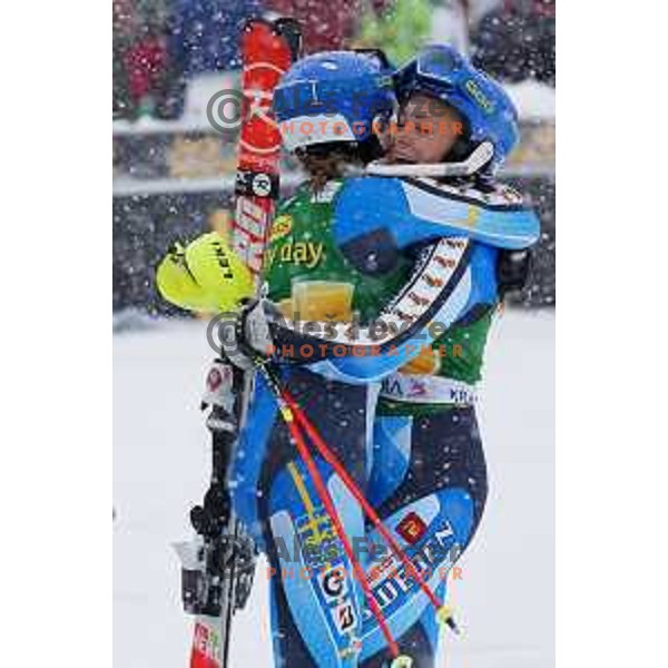 Frida Hansdotter (SWE) at AUDI FIS World Cup slalom race for 50.Zlata Lisica- Golden Fox Trophy in Kranjska gora, Slovenia on February 2, 2014