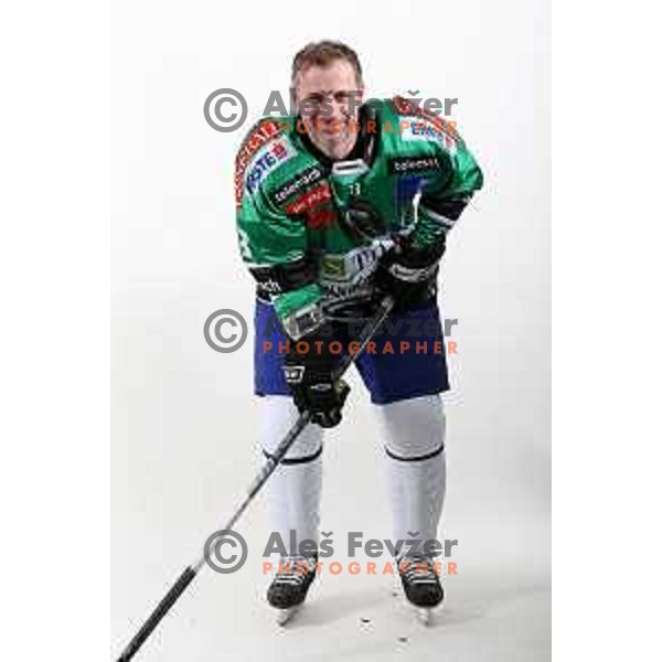Ivo Jan of Slovenia at photo shooting during Day of Slovenian Ice-Hockey in Hala Tivoli, Ljubljana on February 3, 2014