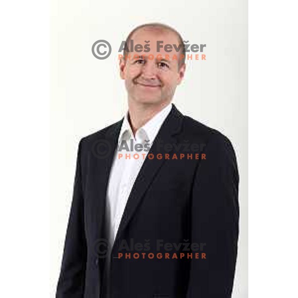 Nik Zupancic of Slovenia at photo shooting during Day of Slovenian Ice-Hockey in Hala Tivoli, Ljubljana on February 3, 2014