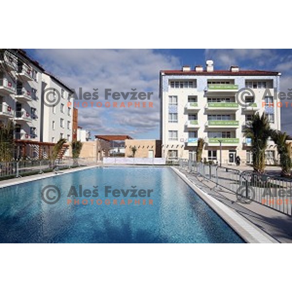Coastal Olympic Village in Sochi on February 6, 2014