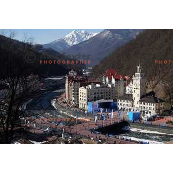 Rosa Khutor during Sochi 2014 Winter Olympic Games on February 7, 2014