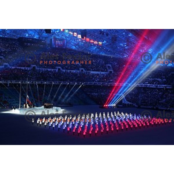 Opening Ceremony of XXII Winter Olympic games Sochi 2014 at Fisht Stadium, Russia on February 7, 2014