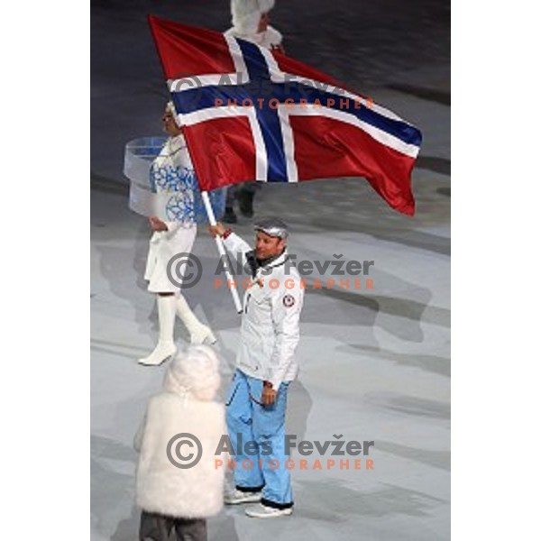 Opening Ceremony of XXII Winter Olympic games Sochi 2014 at Fisht Stadium, Russia on February 7, 2014