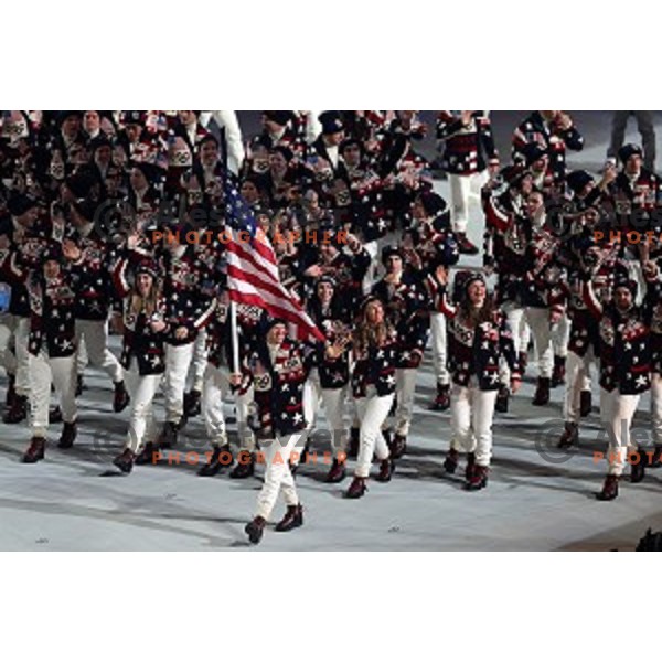 Opening Ceremony of XXII Winter Olympic games Sochi 2014 at Fisht Stadium, Russia on February 7, 2014