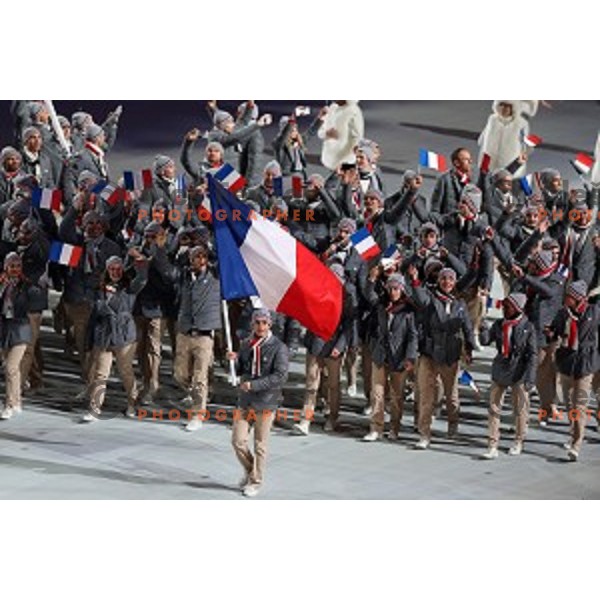 Opening Ceremony of XXII Winter Olympic games Sochi 2014 at Fisht Stadium, Russia on February 7, 2014