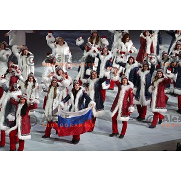 Opening Ceremony of XXII Winter Olympic games Sochi 2014 at Fisht Stadium, Russia on February 7, 2014