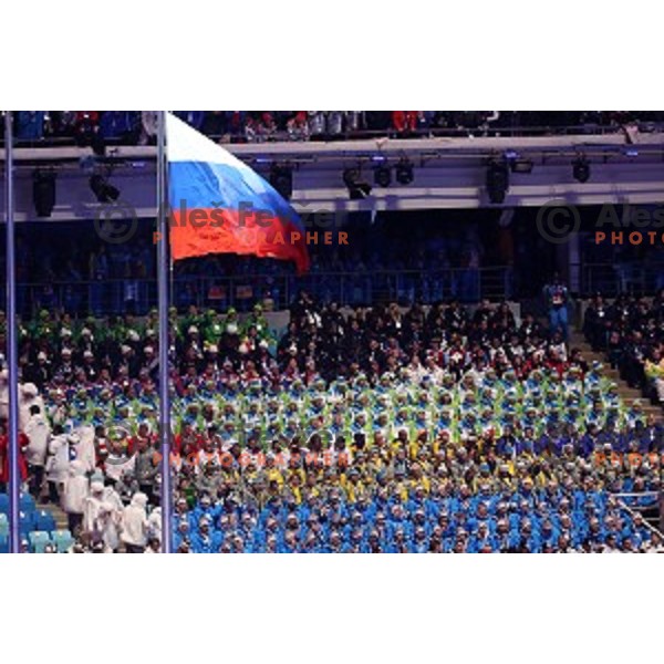 Opening Ceremony of XXII Winter Olympic games Sochi 2014 at Fisht Stadium, Russia on February 7, 2014