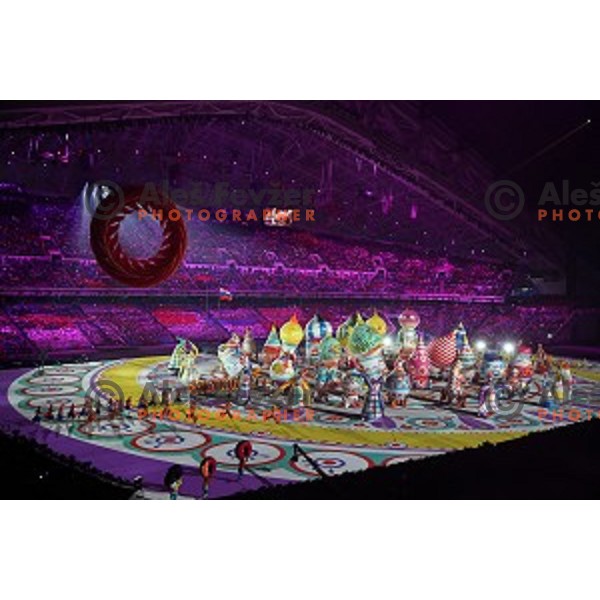 Opening Ceremony of XXII Winter Olympic games Sochi 2014 at Fisht Stadium, Russia on February 7, 2014