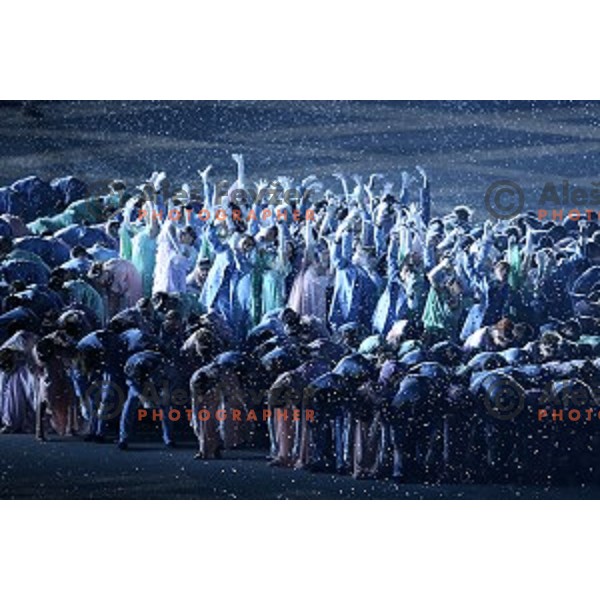 Opening Ceremony of XXII Winter Olympic games Sochi 2014 at Fisht Stadium, Russia on February 7, 2014