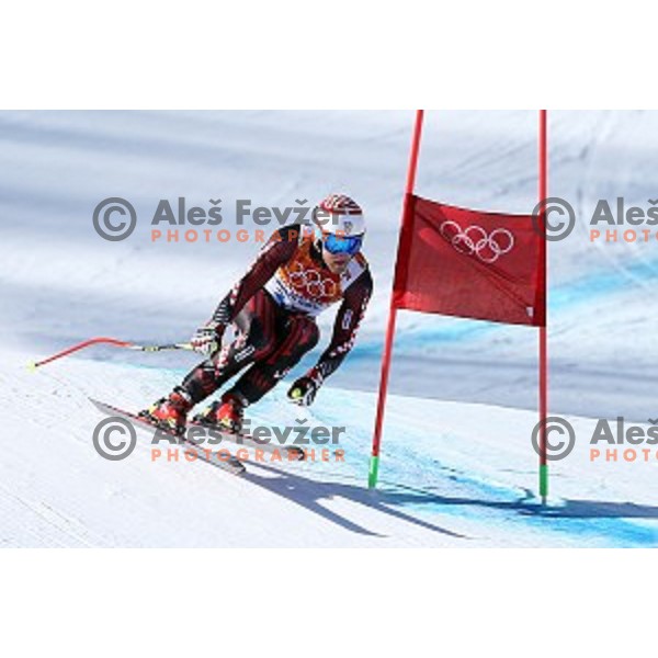 Natko Zrncic-Dim (CRO) at Men\'s Downhill Training at Rosa Khutor Alpine Center , Sochi 2014 Winter Olympic Games on February 8, 2014