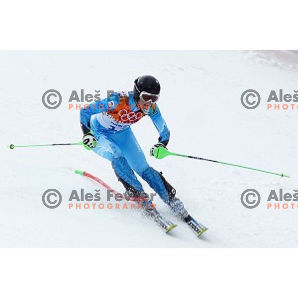 Tina Maze of Slovenia finished fourth at Ladies Super Combined at Rosa Khutor Alpine Center , Sochi 2014 Winter Olympic Games on February 10, 2014