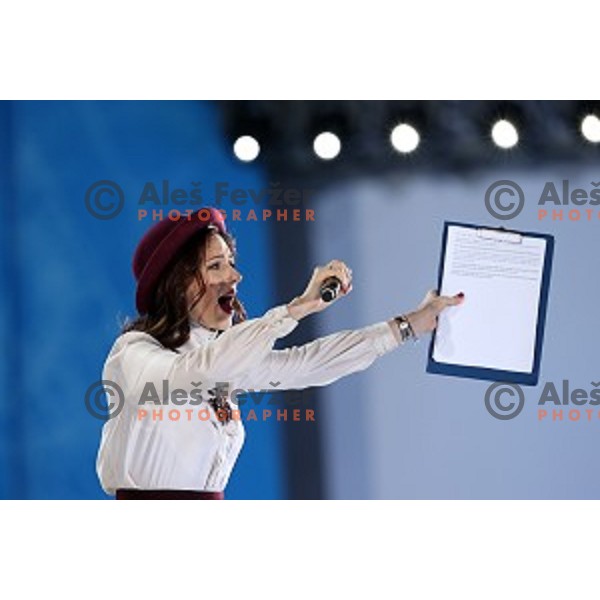 Cultural program at Sochi 2014 Winter Olympic Games in Olympic Park on February 10, 2014