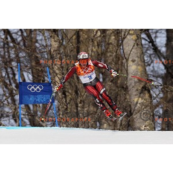 Natko Zrncic-Dim (CRO) during Men\'s Super-G at Rosa Khutor Alpine Center , Sochi 2014 Winter Olympic Games on February 16, 2014