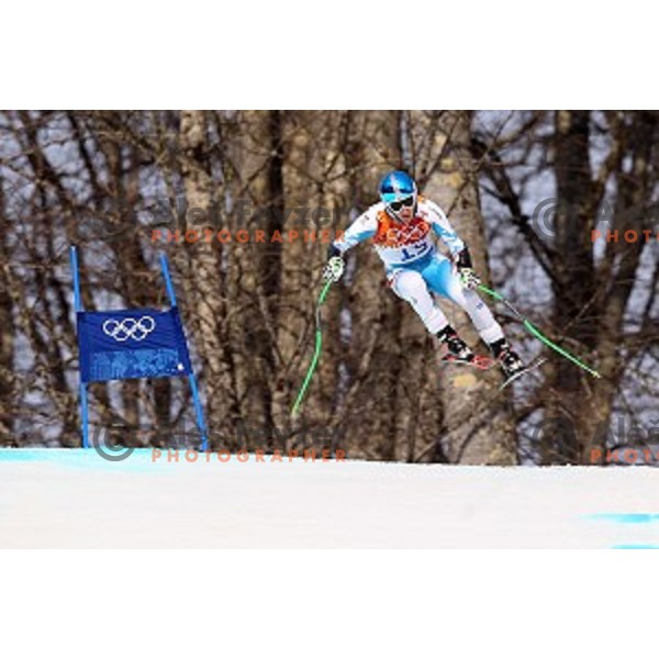 Otmar Striedinger (AUT) during Men\'s Super-G at Rosa Khutor Alpine Center , Sochi 2014 Winter Olympic Games on February 16, 2014