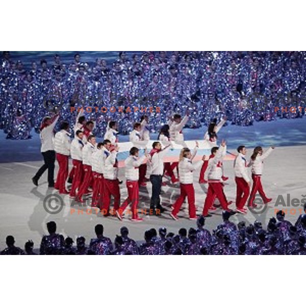Closing Ceremony of XXII Winter Olympic games Sochi 2014 at Fisht Stadium, Russia on February 23, 2014