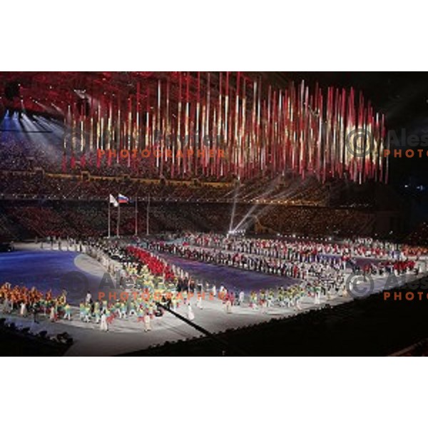 Closing Ceremony of XXII Winter Olympic games Sochi 2014 at Fisht Stadium, Russia on February 23, 2014