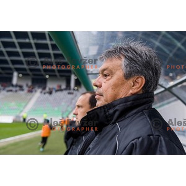 Milorad Kosanovic in action during football match Olimpija - Maribor, Round 4 of Prvaliga Telekom 2013-14 , Stozice , Ljubljana, 02.03.2014