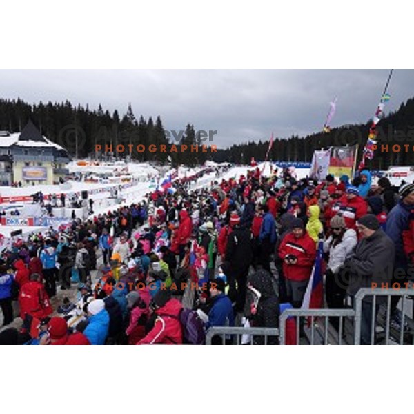 Men\'s 10 km Sprint race in IBU World Cup Biathlon at Pokljuka, Slovenia on March 6, 2014