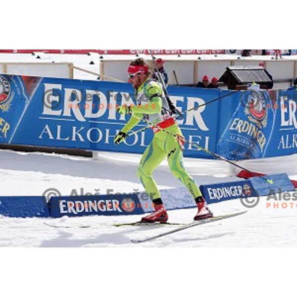 Klemen Bauer of Slovenia competing in Men